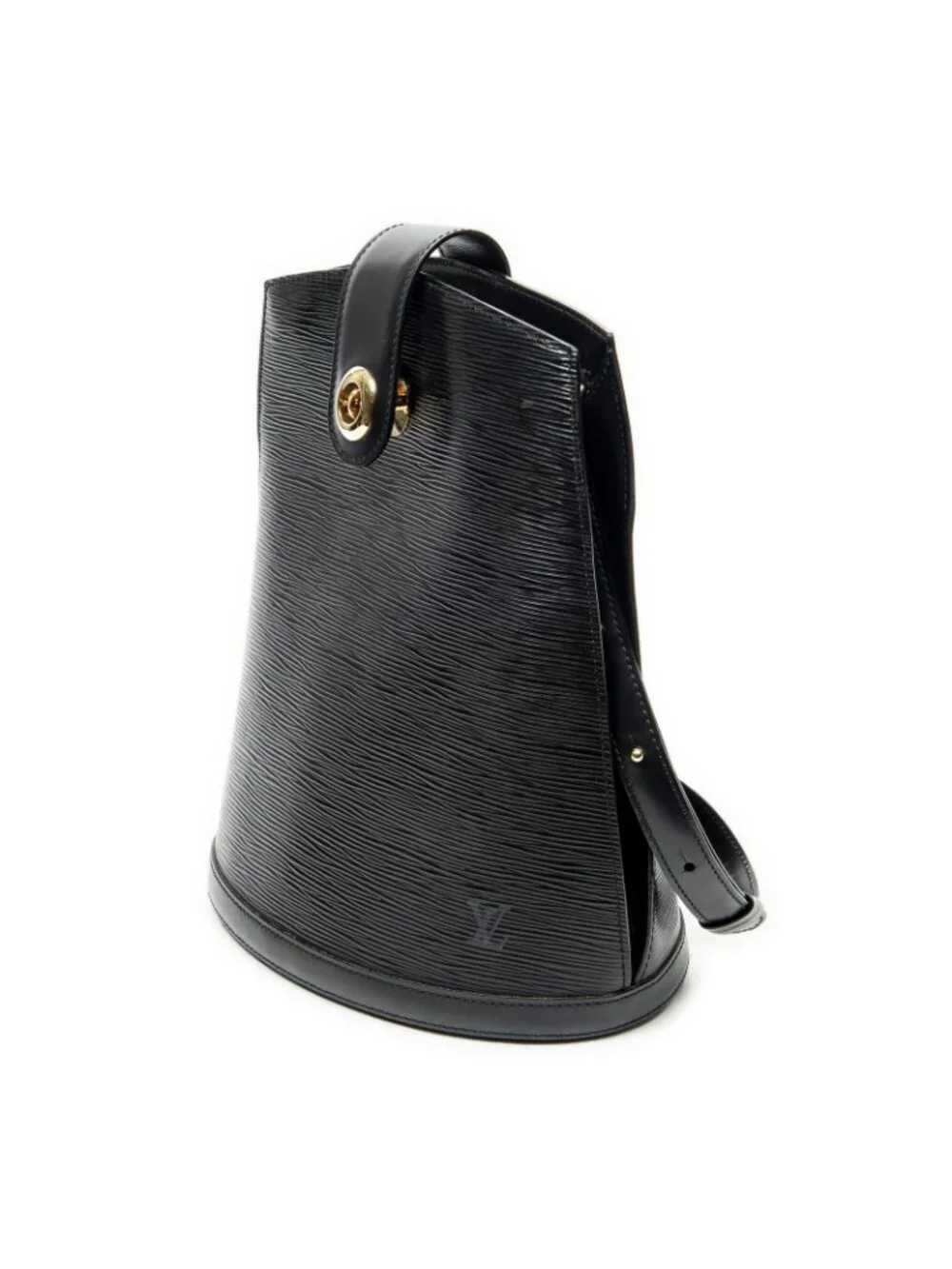 Louis Vuitton Cluny Black Epi Shoulder